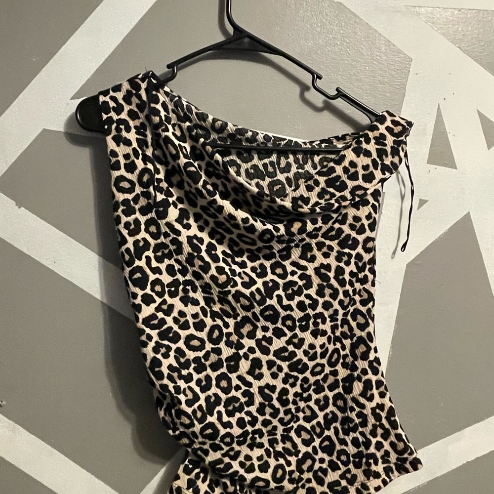 Leopard Print Women's Top